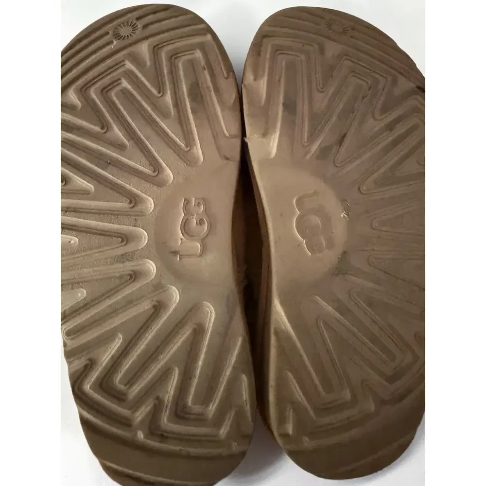 UGG Classic Ultra Mini Toddler Boots Chestnut Suede Size 12